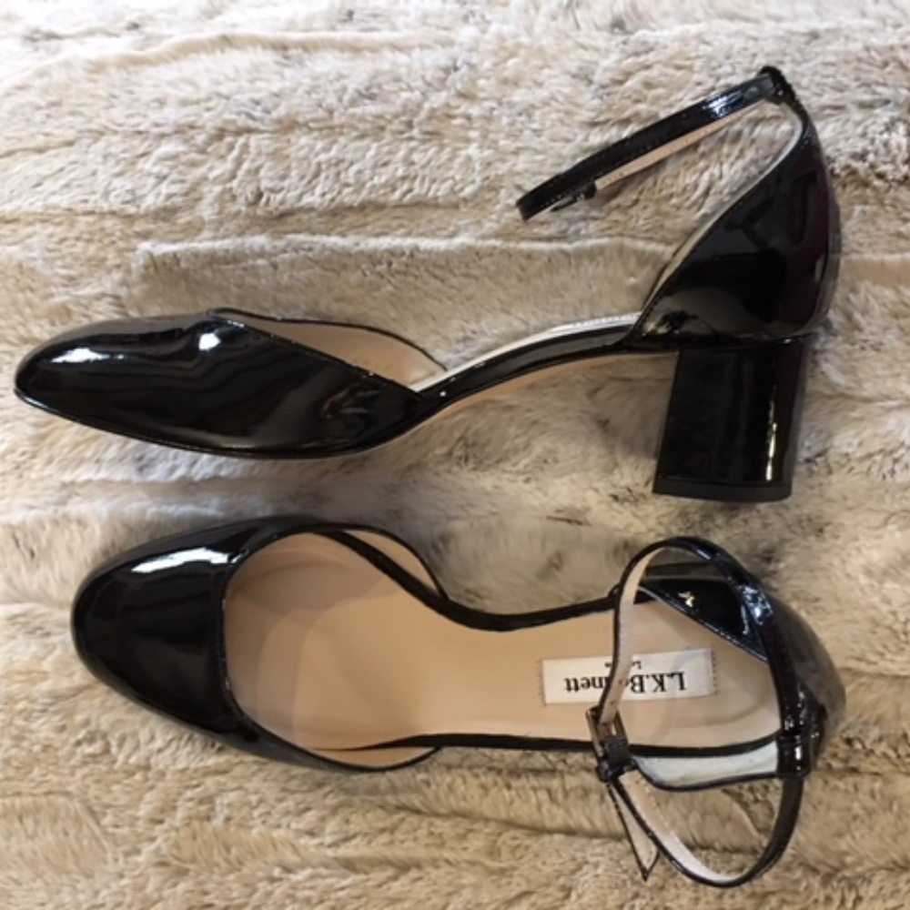 L.K. Bennett Andrea d'Orsay Ankle Strap Pumps